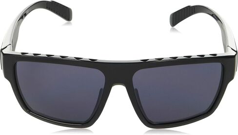 Adidas SP0008 01A Sunglasses Men's Shiny Black/Smoke Lenses Rectangular 61mm in Saudi Arabia