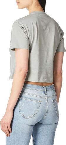 GUESS Women's Active Short Sleeve Oversized Logo Cropped T-Shirt in Saudi Arabia