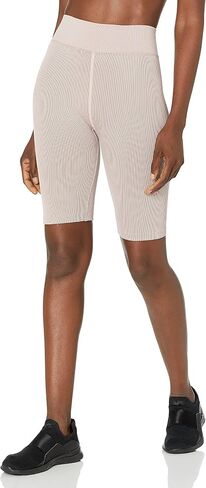Calvin Klein Performance Women's Thick Rib High Waist Bike Short 9" Inseam in Saudi Arabia
