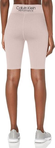 Calvin Klein Performance Women's Thick Rib High Waist Bike Short 9" Inseam in Saudi Arabia