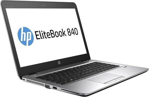 HP Elitebook 840 G4 14in Notebook, Windows, Intel Core i5 2.5 GHz, 8 GB RAM, 256 GB SSD, Silver (1GE41UT#ABA) (Renewed) in Saudi Arabia