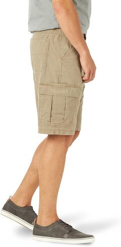 Wrangler Authentics Men's Classic Relaxed Fit Cargo Short, British Khaki Twill, 42 in Saudi Arabia