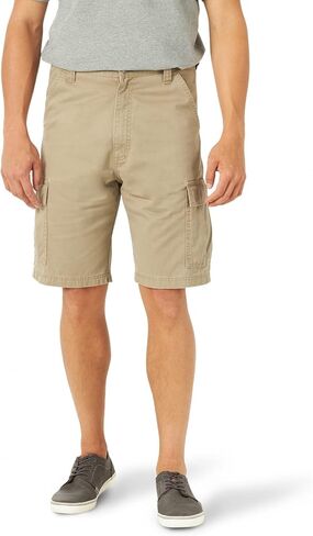 Wrangler Authentics Men's Classic Relaxed Fit Cargo Short, British Khaki Twill, 42 in Saudi Arabia