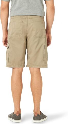 Wrangler Authentics Men's Classic Relaxed Fit Cargo Short, British Khaki Twill, 42 in Saudi Arabia
