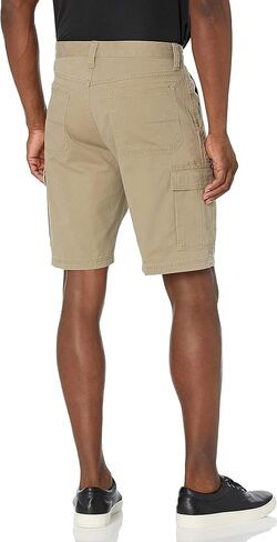 Wrangler Authentics Men's Classic Relaxed Fit Cargo Short, British Khaki Twill, 42 in Saudi Arabia