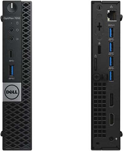 Dell OptiPlex 7050 Micro Form Factor Desktop Computer, Intel Core i5-7500T Quad-Core Up to 3.3GHz, 16GB DDR4, 512GB Solid State Drive, Windows 10 Pro (Renewed) in Saudi Arabia