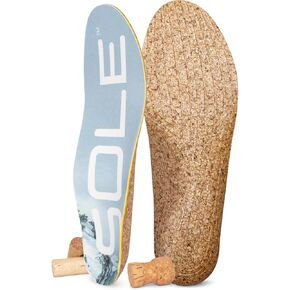 SOLE Performance Thin Plantar Fasciitis Insoles, Men & Women - Arch Support Inserts for foot health and heel pain relief, orthotic shoe inserts men & women