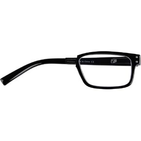 (Must Buy Both Eye) Black Clear-Left Eye +0.00 Reading Glasses with Different Strength for Each Eye in Saudi Arabia
