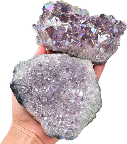 JIC Gem Natural Amber Calcite Raw Crystal Cluster Irregular Rock Mineral Geode Reiki Healing Gemstone Home Decor Specimen 0.66-1.1 Lbs in Kuwait