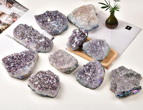 JIC Gem Natural Amber Calcite Raw Crystal Cluster Irregular Rock Mineral Geode Reiki Healing Gemstone Home Decor Specimen 0.66-1.1 Lbs in Kuwait