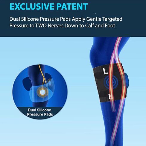 ZARU Premium Sciatica Pain Relief Brace [Upgraded Version] - Unisex Acupressure Brace with Dual Pressure Pads Targeted Compression for Maximum Pain Relief for Sciatic Nerve Pain, Lower Back, & Hip in Kuwait