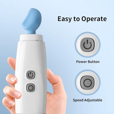 OOCOME Eustachian Tube Unclogger, 6 Speed Ear Pain Relief Ear Pressure Relief Device Ear Infection Treatment Ear Care Products, 1.0 Count in Kuwait