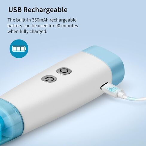 OOCOME Eustachian Tube Unclogger, 6 Speed Ear Pain Relief Ear Pressure Relief Device Ear Infection Treatment Ear Care Products, 1.0 Count in Kuwait