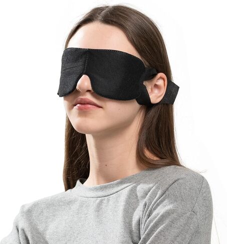 CROUVM 30 Pack Disposable Sleep Eye Mask for Men Women, Blindfold Eye Mask Shade Cover for Sleeping, Night Sleep Mask, Block Out Light, Soft Comfort Eye Shade Cover for Travel Yoga Nap in Saudi Arabia