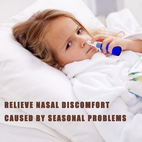 Nasal Spray Bottles 6Pcs1oz (30ml) with 2*Funnel,1*Dropper, 8*Label,Empty Nasal Spray Bottle,Amber Glass Nasal Spray Bottle,Press Spray Head Refillable Portable Fine Mist Nasal Spray Bottle in Kuwait
