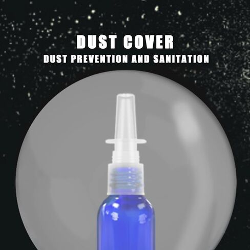 Nasal Spray Bottles 6Pcs1oz (30ml) with 2*Funnel,1*Dropper, 8*Label,Empty Nasal Spray Bottle,Amber Glass Nasal Spray Bottle,Press Spray Head Refillable Portable Fine Mist Nasal Spray Bottle in Kuwait
