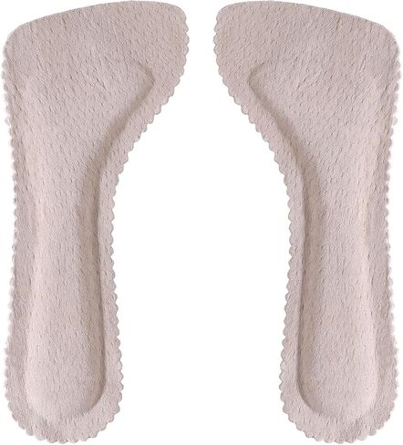 Pigskin High Heel Shoe Insoles for Women, 3/4 Invisible Self-Adhesive Barefoot Weight Shifting Shoe Inserts for Women Dress Shoes Sandals Flats and Boots, 1 Pair in Saudi Arabia