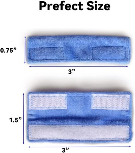 4 Pack Wuronsa Nasal Cannula Cushions, Soft Nasal Oxygen Covers, Soft Cannula Ear Protector for Oxygen Users, Prevent Indentations Irritated Cheek Skin, Prevent Ear Soreness (Haze Gray) in Kuwait