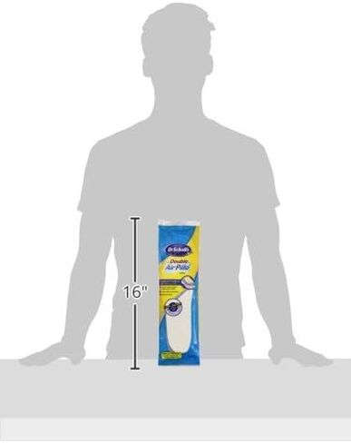 Dr. Scholl's Double Air Pillo + 1 زوج داخلي للجنسين (عبوة من 6) مقاس الرجال 7-13، مقاس النساء 5-10 in Saudi Arabia