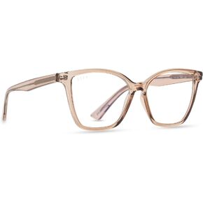 DIFF Reading glasses blue light blocking, Lightweight Oversized Readers Leah Compliments Eyewear for Women