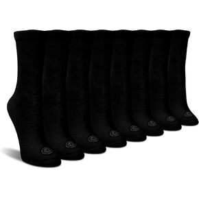 Doctor's Choice womens Crew Socks, Shoe Size 4-10, Sock Size 9-11