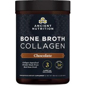 Ancient Nutrition Collagen Powder, Bone Broth Collagen, Vanilla, Hydrolyzed Multi Collagen Peptides, Supports Skin and Nails, Joint Supplement, 30 Servings, 18.3oz in Saudi Arabia