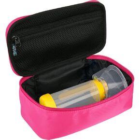 Beautyflier Travel Carrying Case for Portable Nebulizer, Inhaler Spacer for Kids and Adults, Inhaler Holder Asthma Carrying Bag with Mesh Pocket for Medicine and Other Essentials, Blue (Case Only) in Saudi Arabia