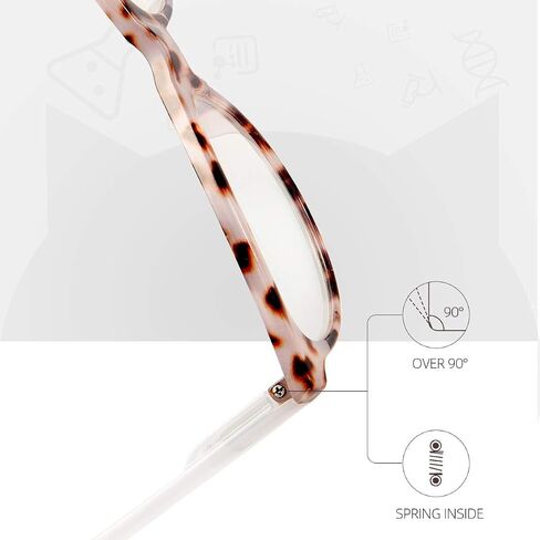Leaead Reading Glasses BluErase Lens Cat Eye Anti-Blue Light Glasses for Women in Saudi Arabia