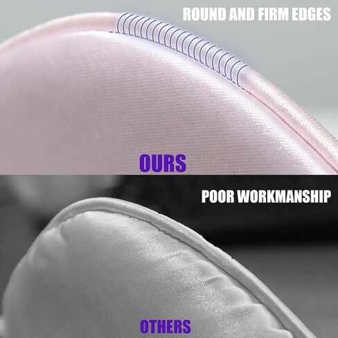 Sleep Mask for Men Women,2 Pack Soft Silk Eye Masks for Sleeping with Adjustable Strap,Comfortable Night Blindfold Blocking Light,Eye Shade Cover for Travel Yoga Nap Gifts, Black Pink in Kuwait