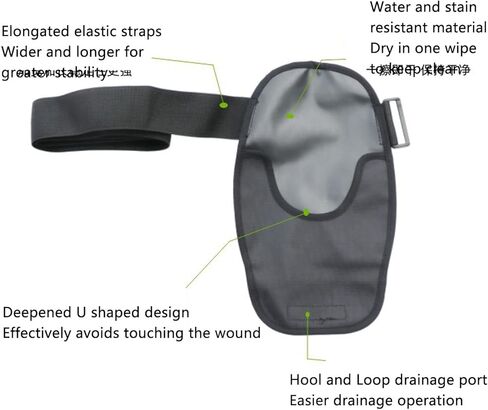 Colostomy Bag Cover Waterproof Adjustable Portable Practical Use Stretchy Ostomy Pouch Cover for Stoma Urostomy Ileostomy Bag in Saudi Arabia