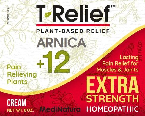 كريم T-Relief ذو القوة الإضافية بزهرة الأرنيكا + 12 نشاطًا طبيعيًا لتخفيف آلام الظهر وآلام المفاصل وآلام العضلات وتيبسها، تخفيف سريع المفعول لكامل الجسم للنساء والرجال - 3 أونصة in Kuwait