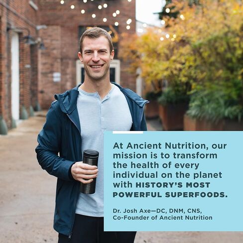 مسحوق الكولاجين من Ancient Nutrition، كولاجين مرق العظام، الفانيليا، ببتيدات الكولاجين المتعددة المتحللة، يدعم البشرة والأظافر، مكمل للمفاصل، 30 وجبة، 18.3 أونصة in Saudi Arabia