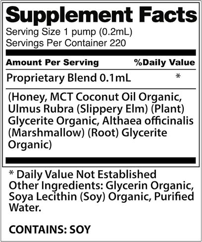 Stop Dry Cough with Cough Shield. 100% Natural, Honey-Based Syrup with Slippery Elm & Marshmallow Root. 220 Servings in Saudi Arabia