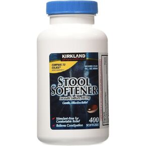 Kirkland Signature Stool Softener 100mg, 400 Softgels (2 Pack)