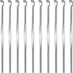 10 Pack - Bamboo Ear Spoon Portable Ear Pick Earwax Cleaning Tools Removal Ear Cleaner Spoon Ear Clean Tool