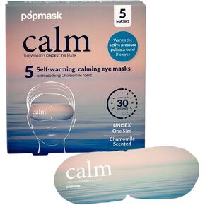 Popmask Calm Self Warming Steam Eye Mask Compress - Calming Eye Mask for Headache Relief, Dry Eyes, Puffy Eyes, and to Help You Sleep - 5 Pack in Saudi Arabia