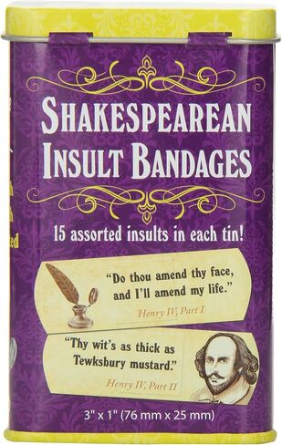 Accoutrements 12389 Shakespearean Insult Bandages in Saudi Arabia