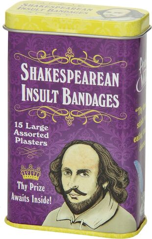 Accoutrements 12389 Shakespearean Insult Bandages in Saudi Arabia