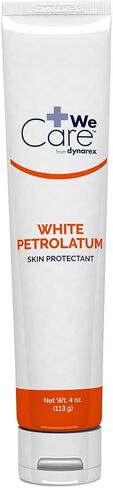 Dynarex White Petrolatum, Petroleum Jelly for Dry, Damaged or Cracked Skin, Soothing White Petroleum Jelly for Minor Skin Irritations, 4 oz. Tubes, 1 Petroleum Jelly Tube in Saudi Arabia