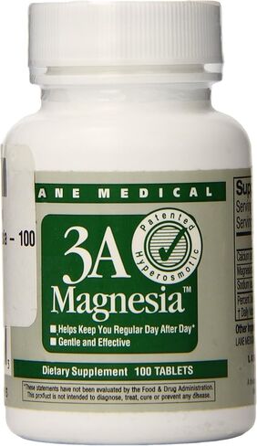 Lane Medical 3A Magnesia - 100 Tablets in Saudi Arabia