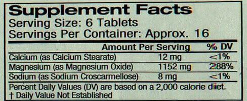 Lane Medical 3A Magnesia - 100 Tablets in Saudi Arabia