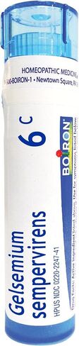 Boiron Gelsemium Sempervirens 6C, Homeopathic Medicine for Stage Fright, Apprehension and Fever, 80 Pellets in Saudi Arabia