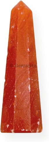 3 Inch Gemstones Obelisk Tower Jumbo Facet Aura Rock Crystal Natural Polished Earth Wand Spirit in Kuwait