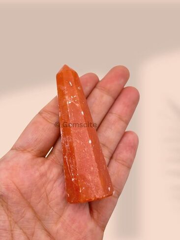 3 Inch Gemstones Obelisk Tower Jumbo Facet Aura Rock Crystal Natural Polished Earth Wand Spirit in Kuwait