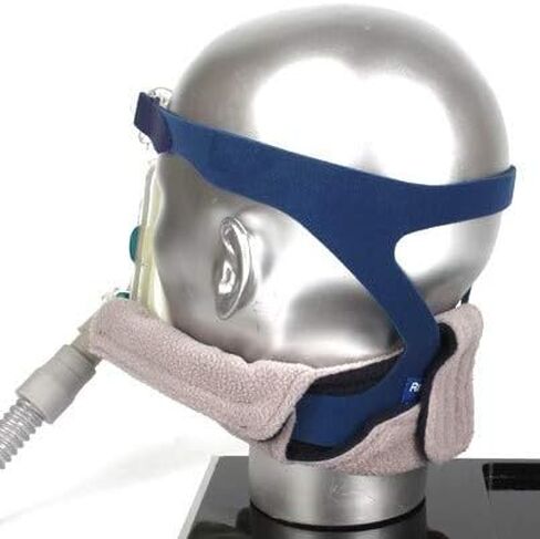 مجموعة مريحة لكامل الوجه CPAP - تتضمن بطانات وأغطية حزام الرقبة مع واقي قناع نوم ناعم - نظام يمنع خطوط الضغط وتسرب الهواء لنوم مريح في الليل in Kuwait