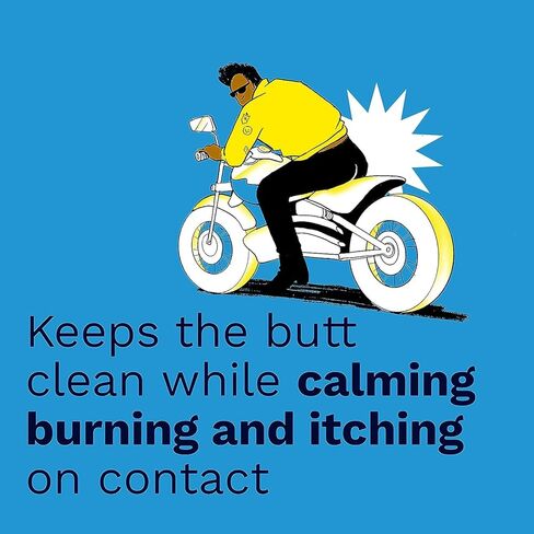 مناديل مبللة للبواسير قابلة للغسل مع بندق الساحرة لتخفيف تهيج الجلد - 60 قطعة (عبوة من 4 قطع) in Kuwait