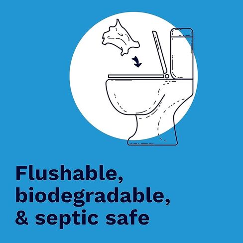 مناديل مبللة للبواسير قابلة للغسل مع بندق الساحرة لتخفيف تهيج الجلد - 60 قطعة (عبوة من 4 قطع) in Kuwait