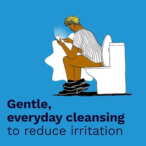 مناديل مبللة للبواسير قابلة للغسل مع بندق الساحرة لتخفيف تهيج الجلد - 60 قطعة (عبوة من 4 قطع) in Kuwait