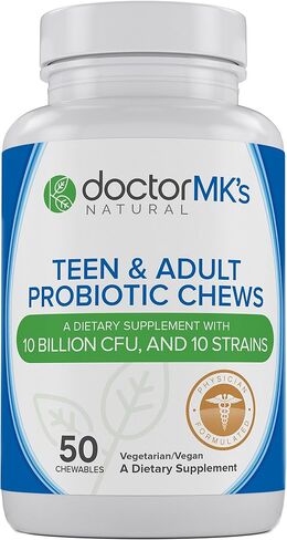 Teen/Adult Probiotics Chewable by Doctor MK's®, Sugar Free in Saudi Arabia