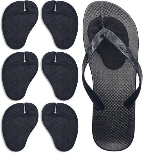 Gel Metatarsal Pads for Thong Sandals Flip-Flops, 3 Pairs Self-Adhesive Forefoot Pads, Anti-Slip Ball of Foot Cushion Insoles for Women and Men, All Day Pain Relief (Beige) in Kuwait